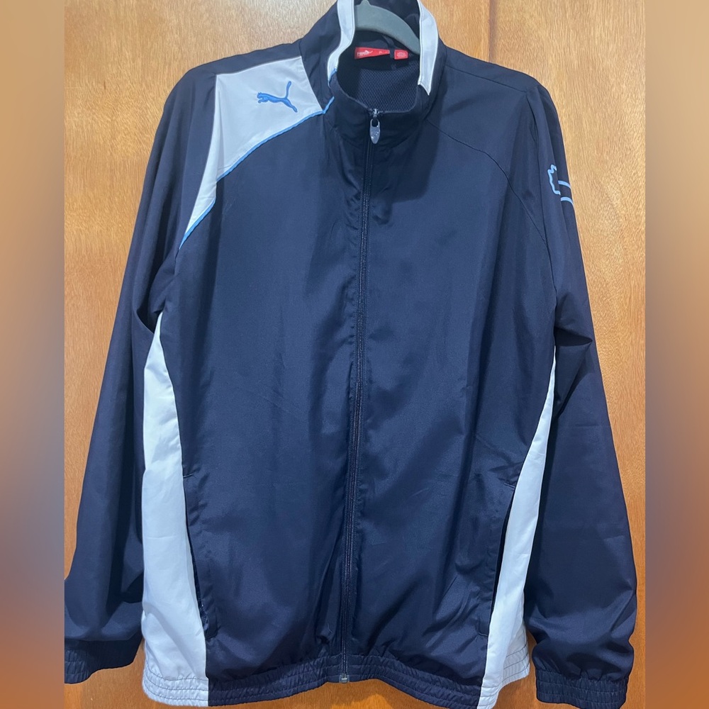 Puma Men's Blue Windbreaker